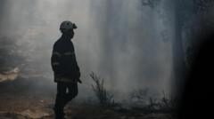 Gironde wildfires flare up as French region braces for new 40C heatwave